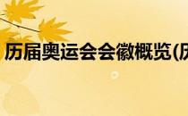 历届奥运会会徽概览(历届奥运会会徽概览表)