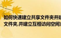 如何快速建立共享文件夹并建立互相访问(如何快速建立共享文件夹,并建立互相访问空间)