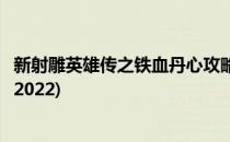 新射雕英雄传之铁血丹心攻略(新射雕英雄传之铁血丹心攻略2022)