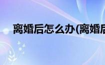 离婚后怎么办(离婚后怎么办理独立户口)