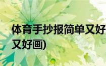 体育手抄报简单又好画(小学体育手抄报简单又好画)