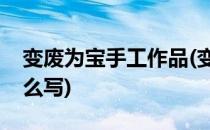 变废为宝手工作品(变废为宝手工作品简介怎么写)