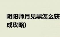阴阳师月见黑怎么获得(阴阳师月见黑成就达成攻略)