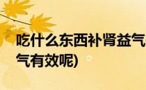 吃什么东西补肾益气有效(吃什么东西补肾益气有效呢)