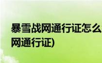暴雪战网通行证怎么看(怎么看自己的暴雪战网通行证)