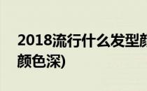 2018流行什么发型颜色(2018流行什么发型颜色深)