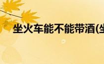 坐火车能不能带酒(坐火车能不能带酒精)