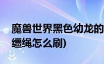 魔兽世界黑色幼龙的缰绳怎么刷(红色幼龙的缰绳怎么刷)