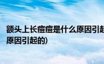 额头上长痘痘是什么原因引起的(大姨妈额头上长痘痘是什么原因引起的)