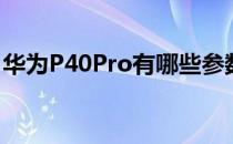 华为P40Pro有哪些参数(华为p40pro参数表)