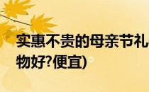 实惠不贵的母亲节礼物推荐(母亲节送什么礼物好?便宜)
