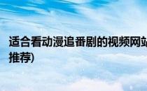 适合看动漫追番剧的视频网站(适合看动漫追番剧的视频网站推荐)