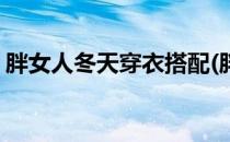 胖女人冬天穿衣搭配(胖女人冬天穿衣搭配图)