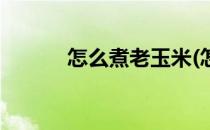 怎么煮老玉米(怎样煮玉米好吃)