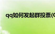 qq如何发起群投票(QQ如何发起群投票?)