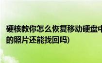 硬核教你怎么恢复移动硬盘中失误删除的照片(移动硬盘删除的照片还能找回吗)