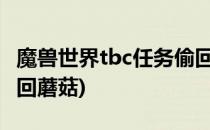 魔兽世界tbc任务偷回蘑菇怎么做(魔兽世界偷回蘑菇)