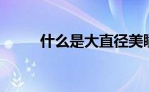 什么是大直径美瞳(直径大的美瞳)