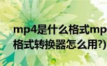 mp4是什么格式mp4格式转换器教程(mp4格式转换器怎么用?)