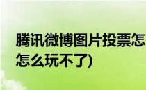 腾讯微博图片投票怎么玩(腾讯微博图片投票怎么玩不了)