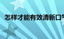 怎样才能有效清新口气(怎么可以清新口气)