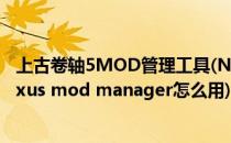 上古卷轴5MOD管理工具(Nexus Mod Manager)教程(nexus mod manager怎么用)