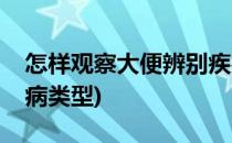 怎样观察大便辨别疾病(怎样观察大便辨别疾病类型)