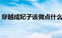 穿越成妃子该做点什么好(穿越到古代做妃子)