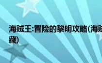 海贼王:冒险的黎明攻略(海贼王冒险的黎明攻略大全以及隐藏)