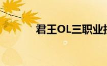 君王OL三职业技能与搭配攻略