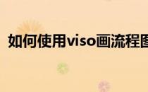 如何使用viso画流程图(怎么用visio画类图)