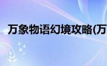 万象物语幻境攻略(万象物语幻境攻略大全)