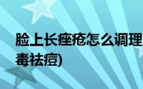 脸上长痤疮怎么调理(脸上长痤疮怎么调理排毒祛痘)