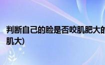 判断自己的脸是否咬肌肥大的小妙招(怎么判断是脸肥还是咬肌大)