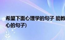 希望下面心理学的句子 能教你怎么去看懂人心(关于看懂人心的句子)