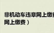 非机动车违章网上缴费支付宝（非机动车违章网上缴费）