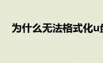 为什么无法格式化u盘（无法格式化u盘）