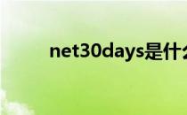 net30days是什么意思（net3 0）