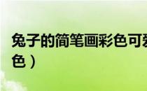 兔子的简笔画彩色可爱（可爱小兔子简笔画彩色）