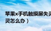 苹果x手机触摸屏失灵怎么办（手机触摸屏失灵怎么办）