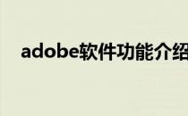 adobe软件功能介绍（adobe软件介绍）