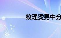 纹理烫男中分（纹理烫男）
