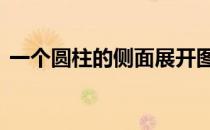 一个圆柱的侧面展开图是正方形,这个圆柱的