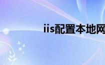 iis配置本地网站（iis配置）