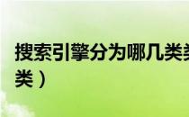 搜索引擎分为哪几类类型（搜索引擎分为哪几类）