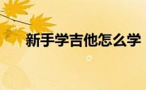 新手学吉他怎么学（初学吉他怎么学）