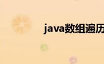java数组遍历（java数组）