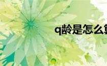 q龄是怎么算的（q龄）