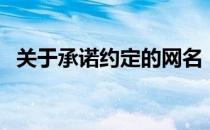 关于承诺约定的网名（关于承诺的网名？）