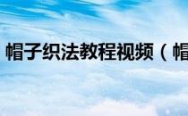 帽子织法教程视频（帽子织法大全图解视频）